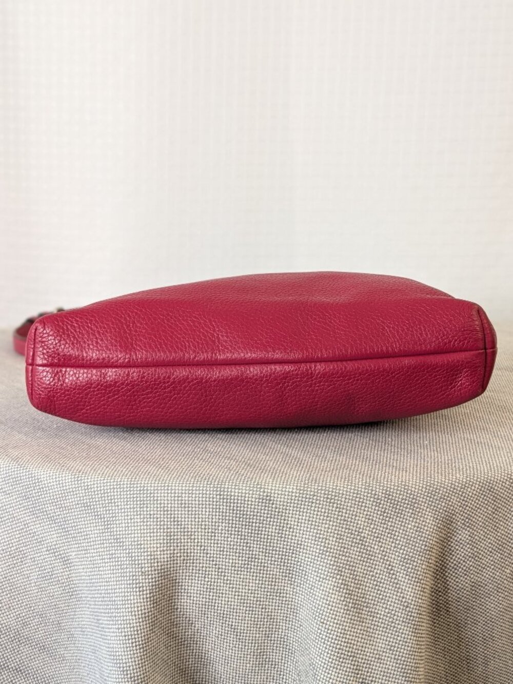 Coach F28035 Pink Pebbled Leather Crossbody Bag Purse Adjustable Strap - Picture 4 of 10